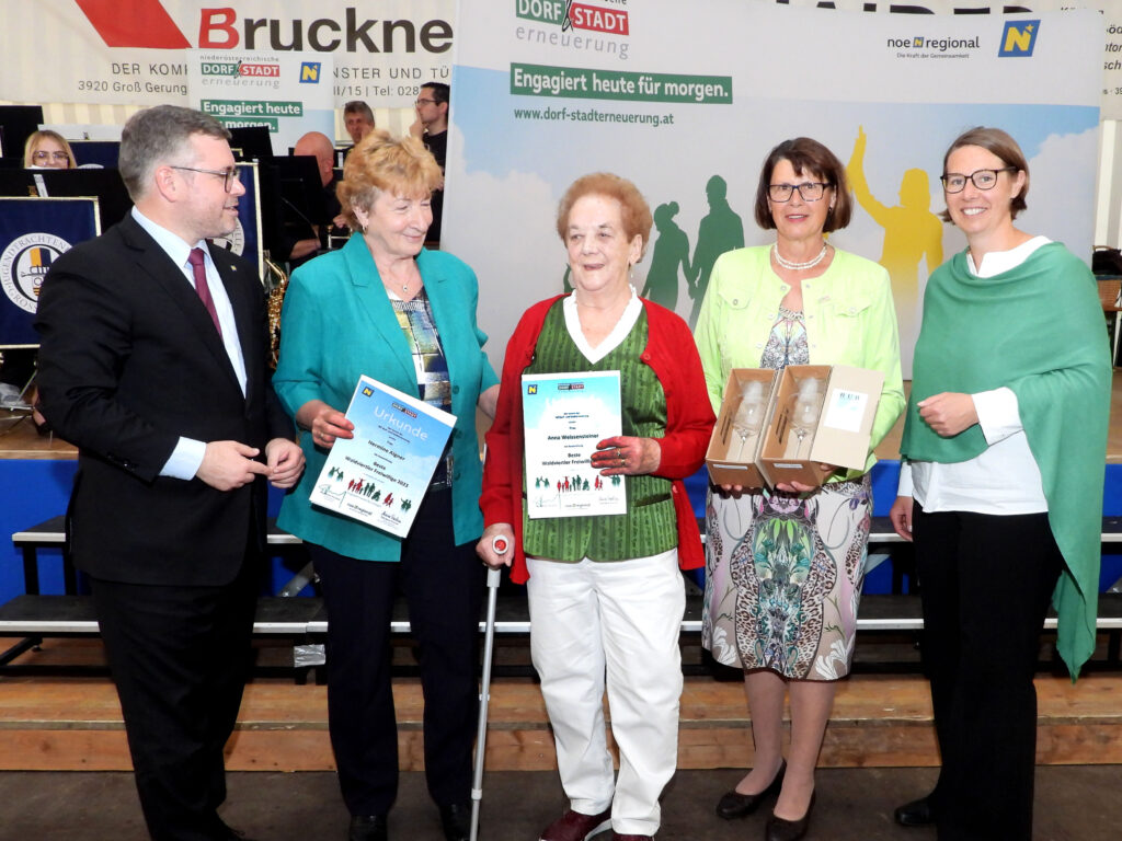 Ehrung Bester Freiwilliger 2023 Marktgemeinde Kirchschlag (Waldviertel)